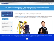 Tablet Screenshot of bundschuh-zeitarbeit.com
